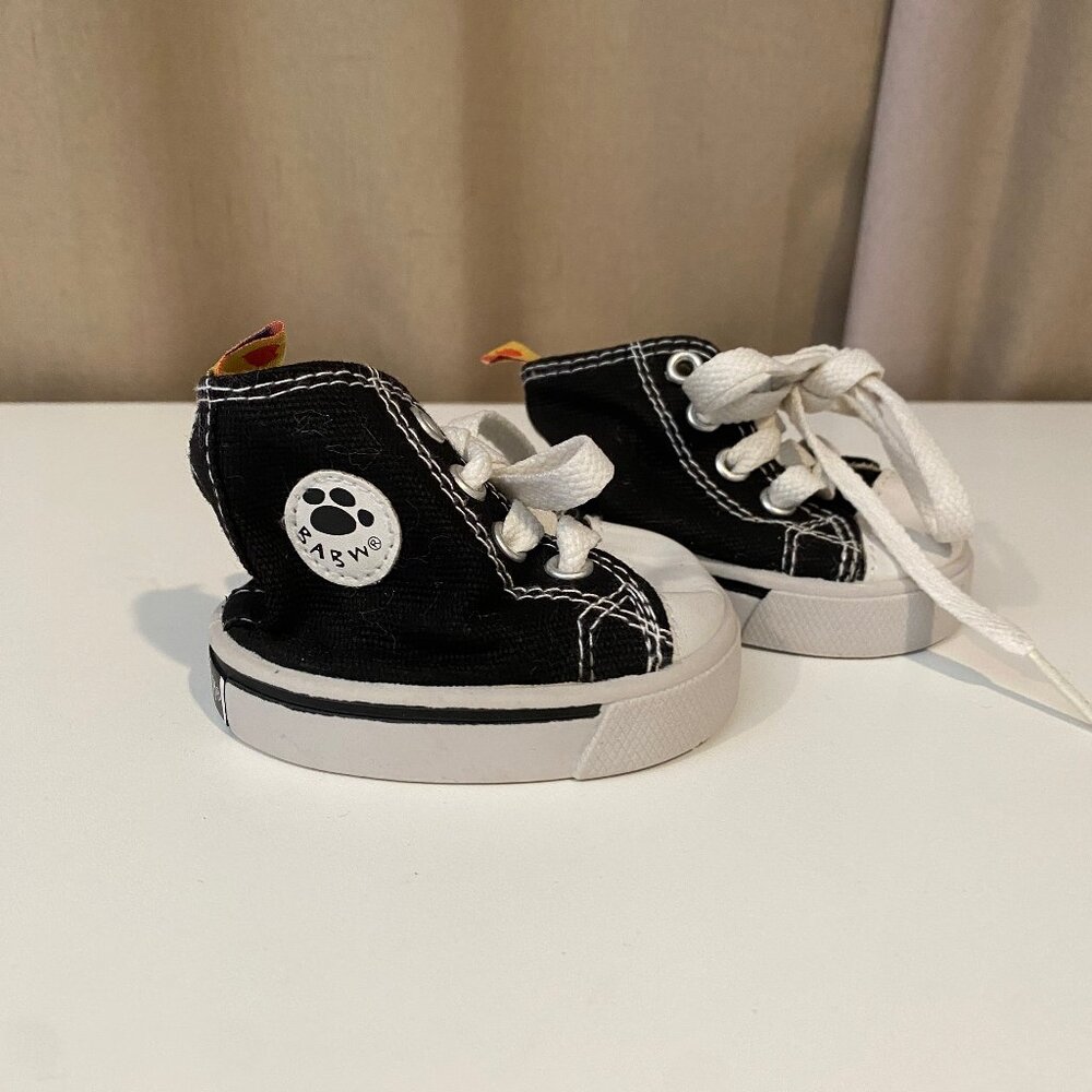 Build-A-Bear Black High Top Converse Style Shoes for Plush Toys
